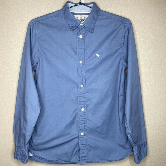 H&M Other - H&M LOGG Blue Cotton Long Sleeve Button-Up Shirt